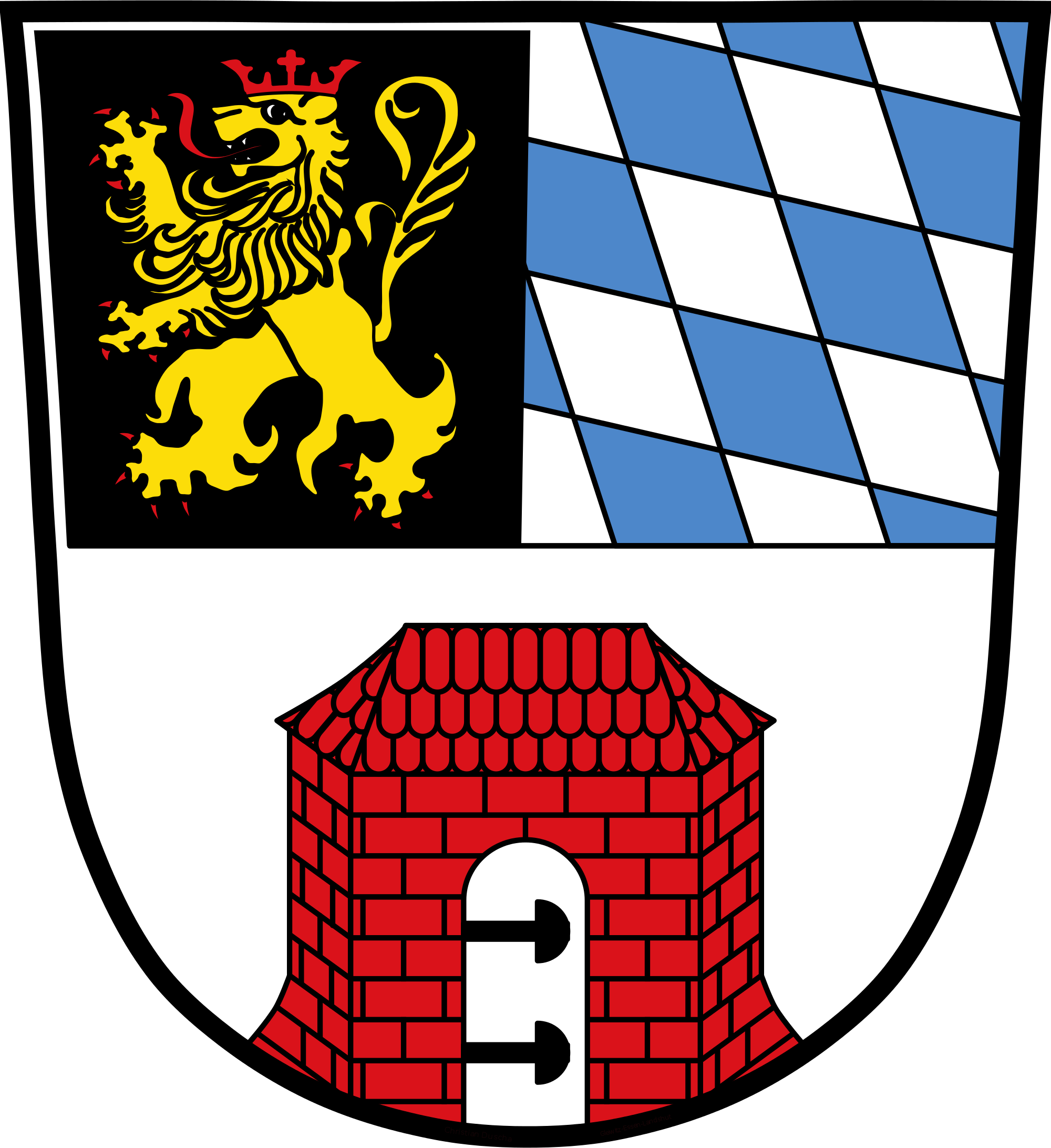 Wappen Kemnath LK Tirschenreuth